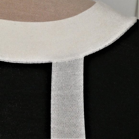 I.N.C International Concepts Black/Off White Stripe Pattern A Line Dress… - Picture 7 of 9